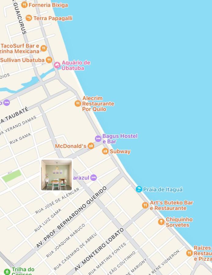 Kitnet Itagua Ubatuba Apartman Kültér fotó
